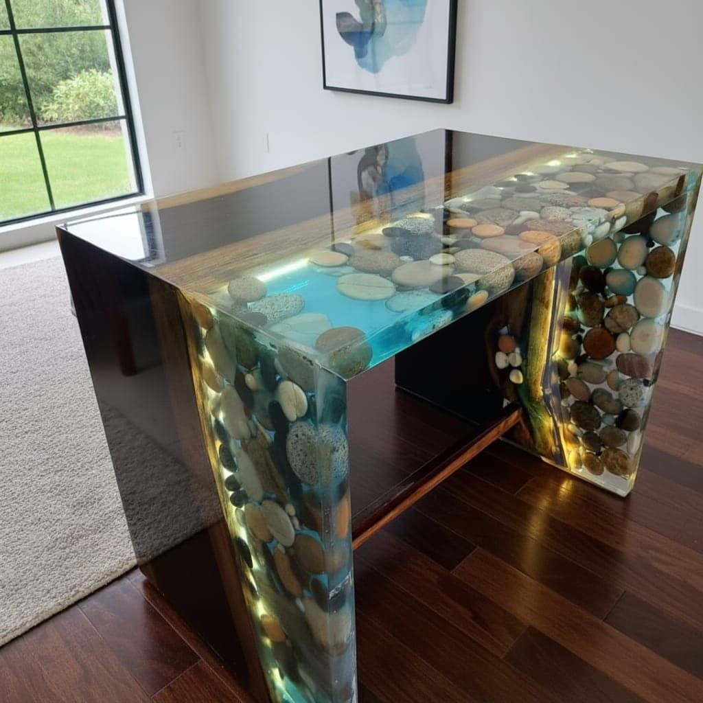 Resin Art Creation Process